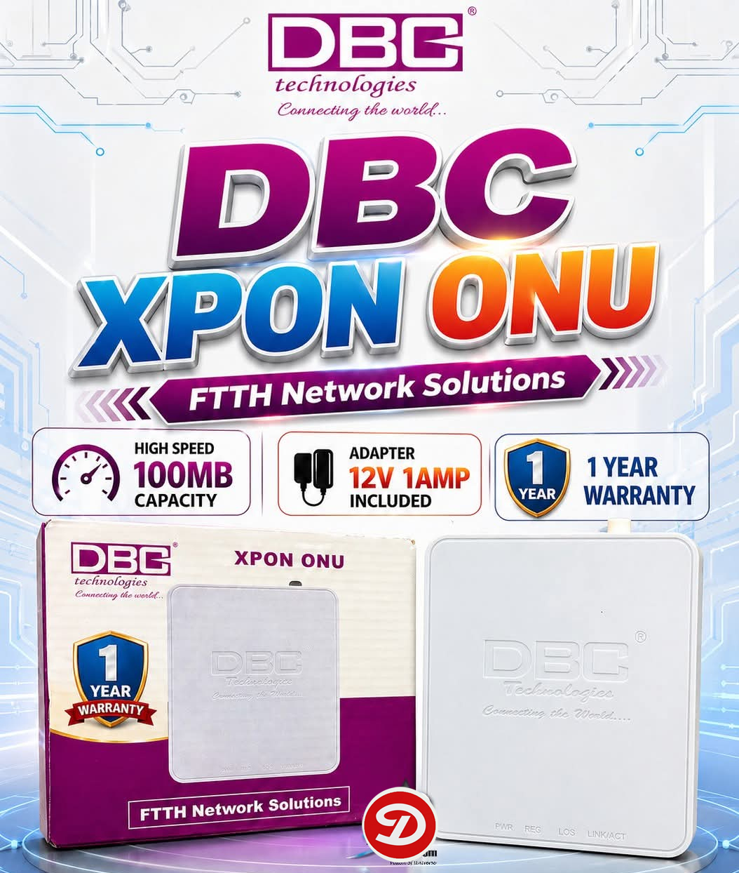 DBC 1 PORT XPON ONU